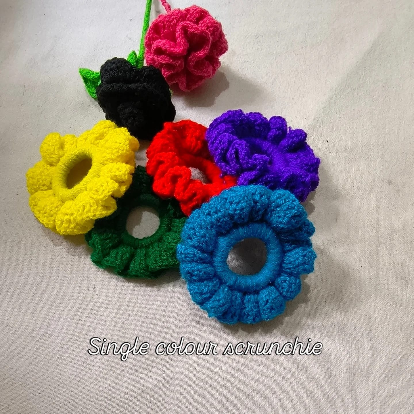 Single Color Scrunchies